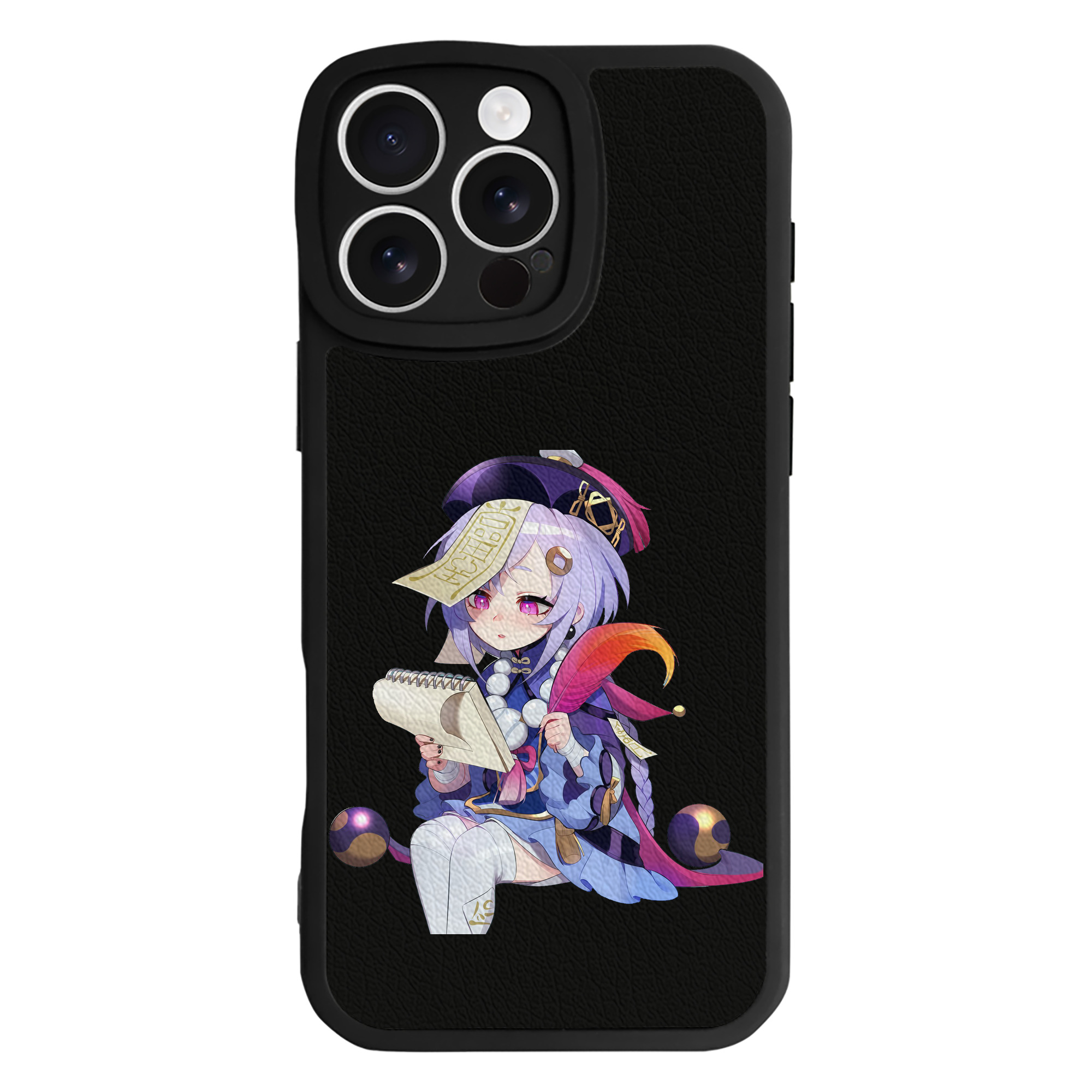 げんし神 七七 なな  genshin Nana 【iPhone 16シリーズ対応】シリコンスマホケース（レザー調） 材質：シリコン